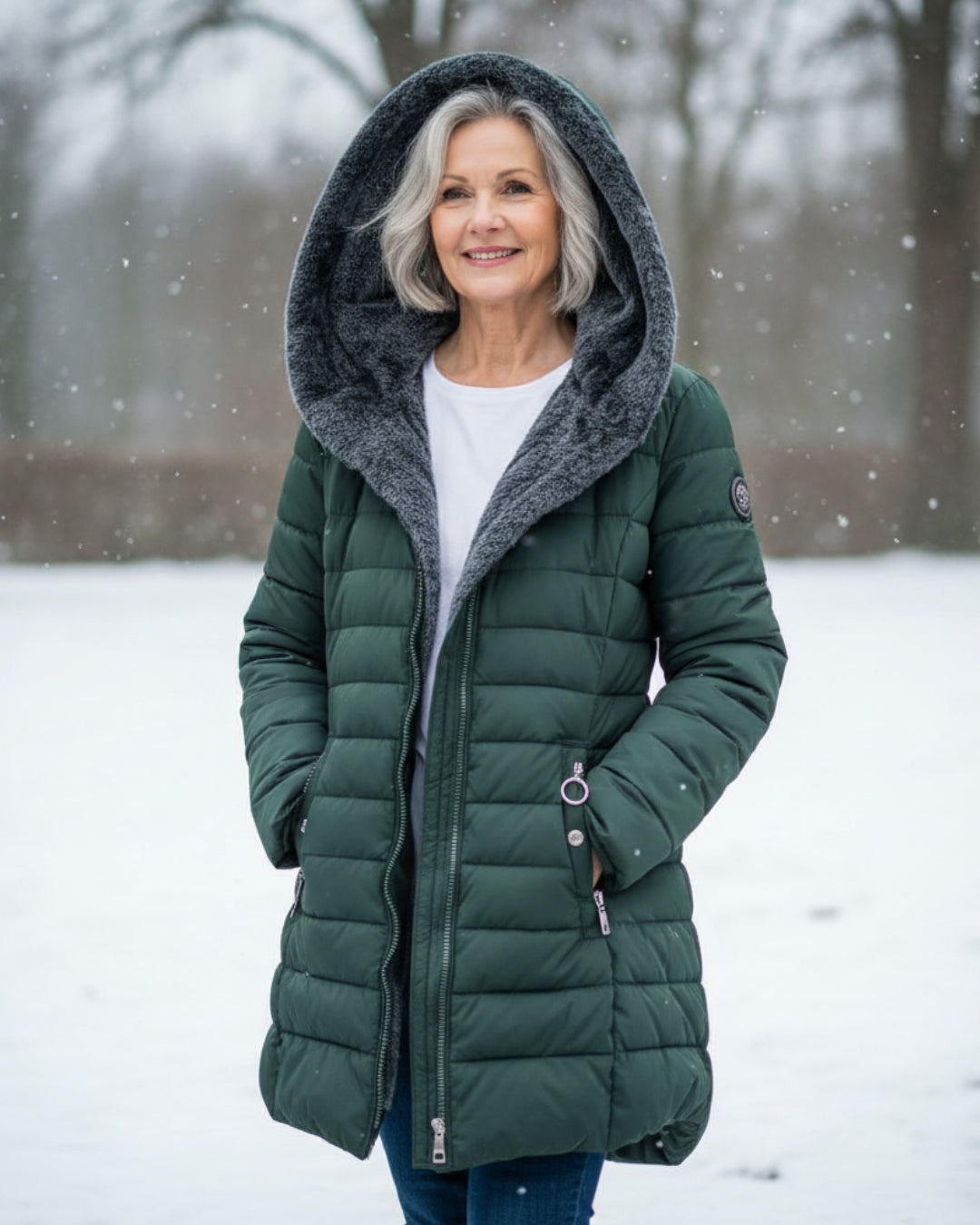 Aurora | Fleece Lined puffer jacket
