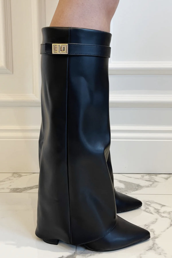 Zohra | High Boots with Flap